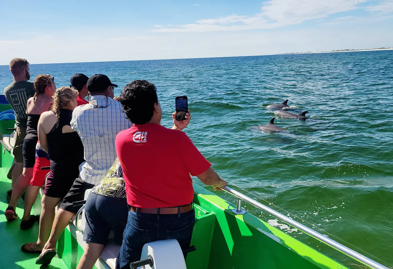 The HydroJet boat on Destin's emerald waters
