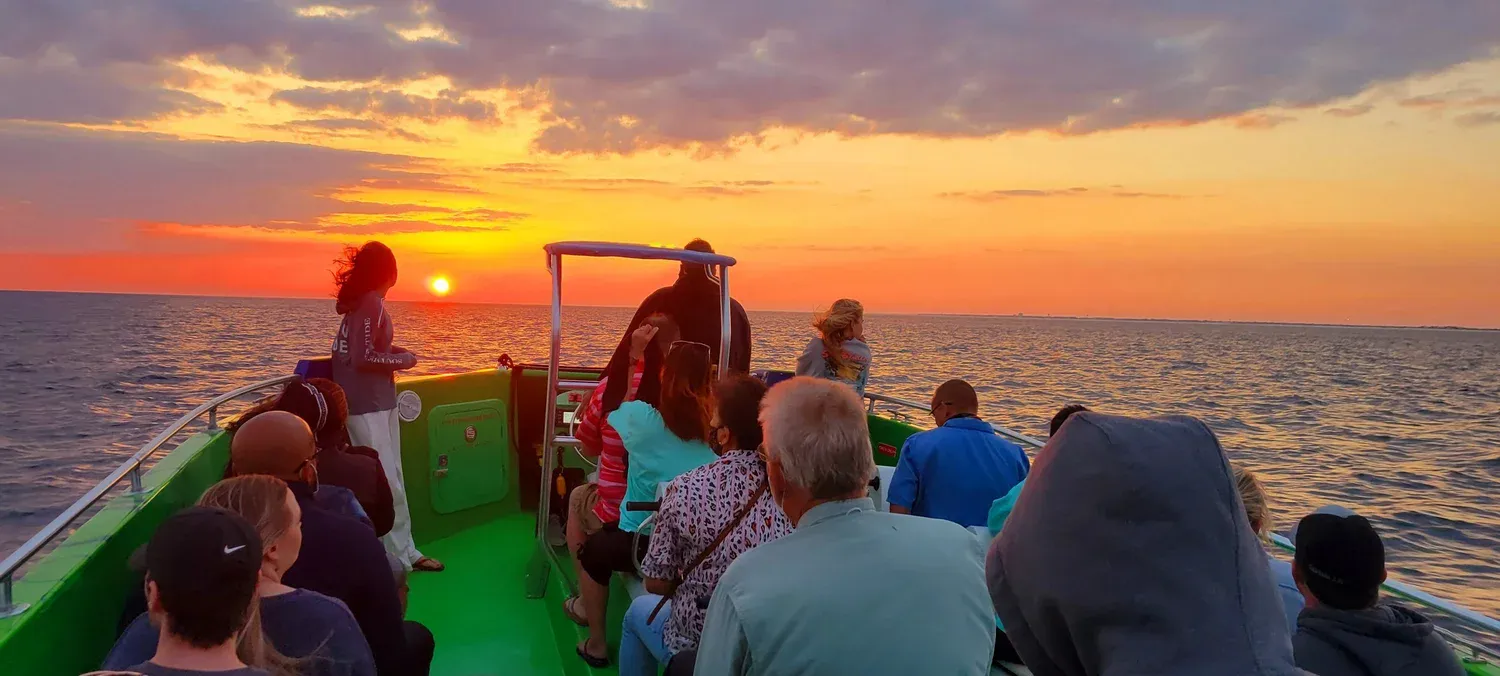 Sunset and Dolphin Cruise — HydroJet Boats Destin