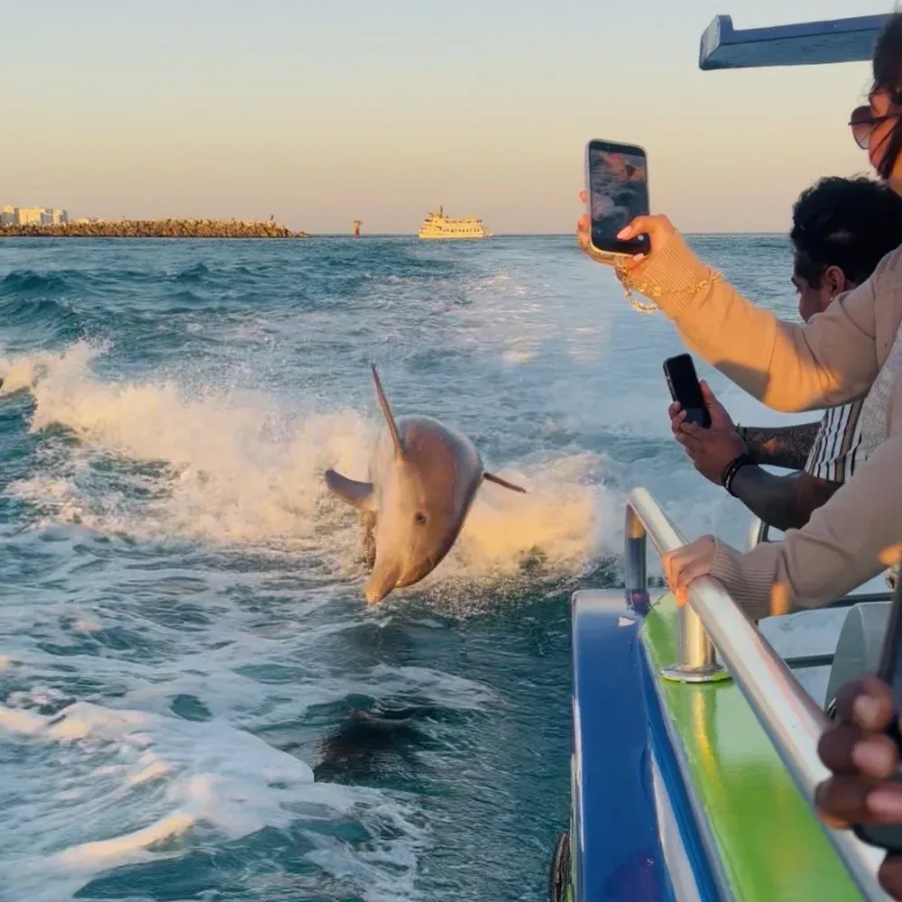The HydroJet at speed on Destin's Gulf waters